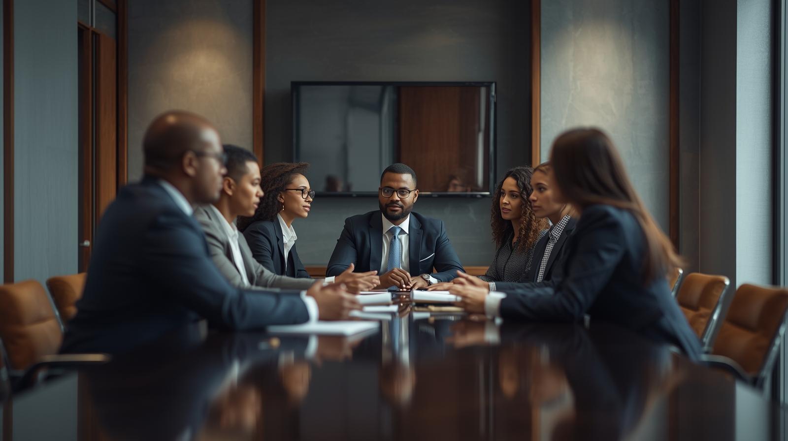 Creative team working